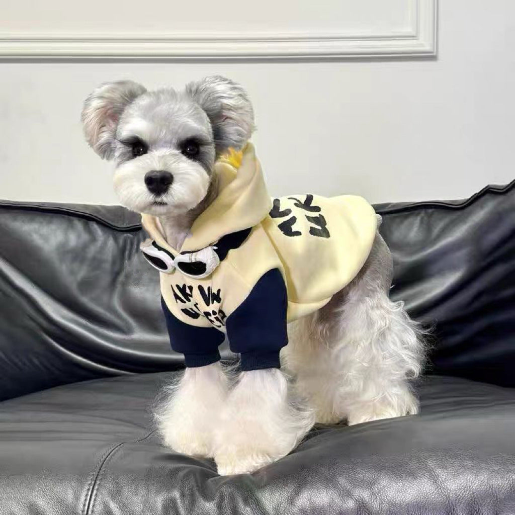 Sudadera con Forro de Felpa para Perros y Gatos Pequeños | Cálida