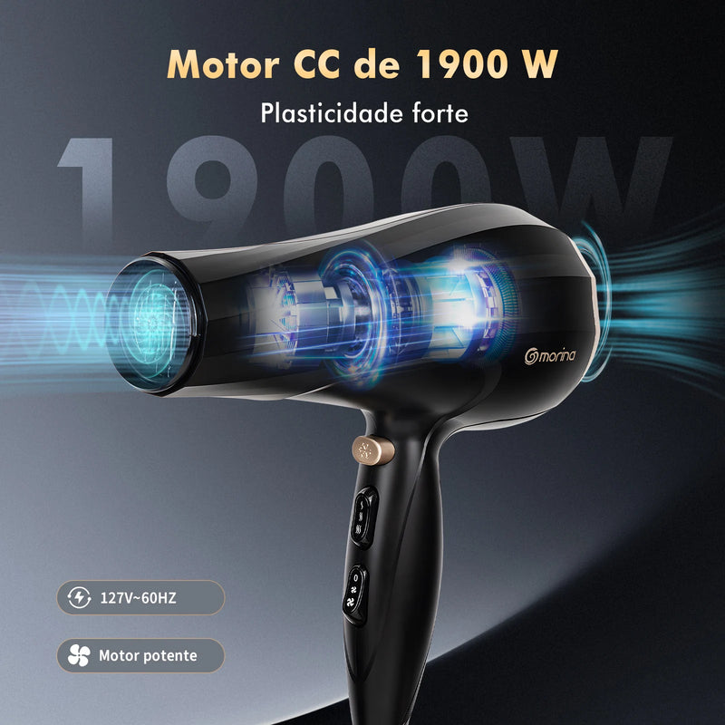 Secador profissional com difusor
