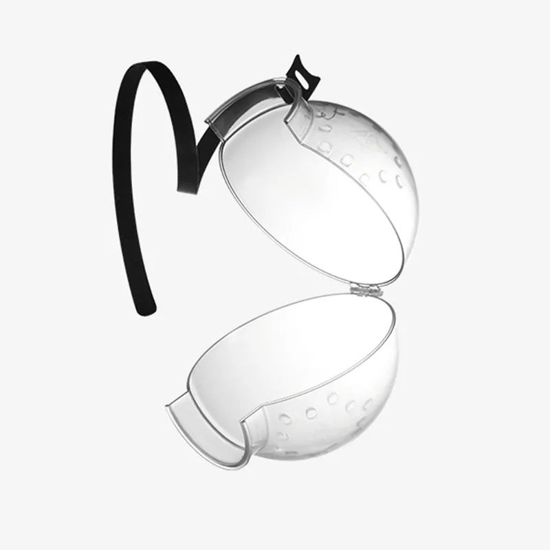 Bola espacial transpirable para el cuidado de gatos, cubierta para gatos, gatitos, máscara de bozal para mascotas, corte de uñas, baño, suministros de sombrero de seguridad antimordida