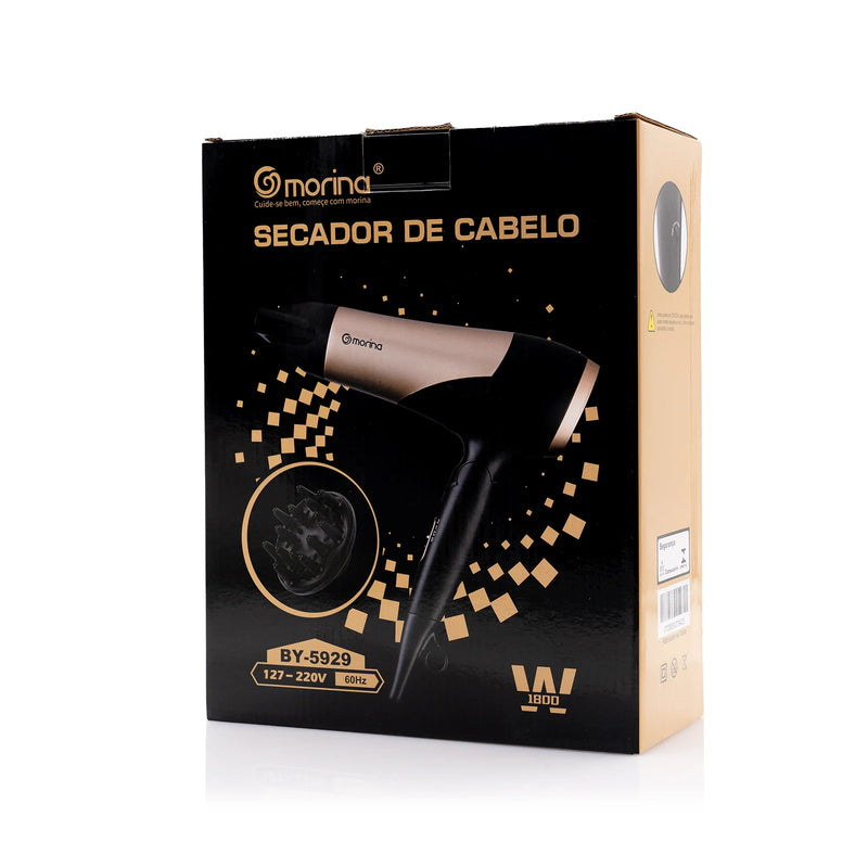 Secador profissional com difusor