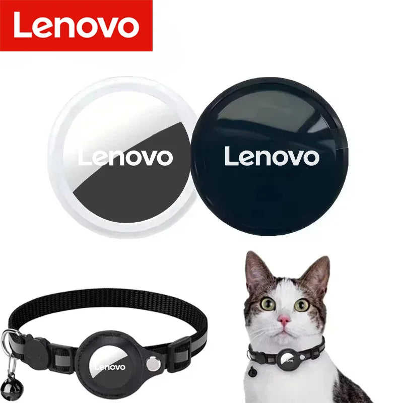 Lenovo-rastreador inteligente GPS para niños mayores, dispositivo de recordatorio antipérdida, bolsa para mascotas, billetera, localizador Bluetooth para Apple Android Finder