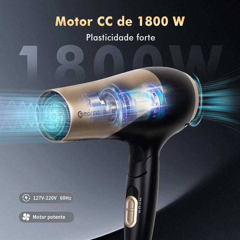 Secador profissional com difusor